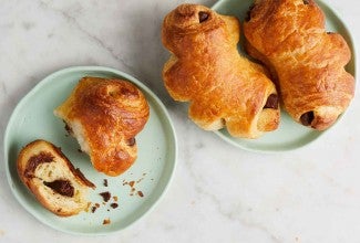 Tahini Chocolate Bear Claws