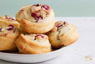 Blue Cheese Cranberry Pastry Bites
