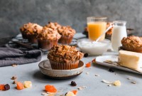 High-Fiber Fruit and Yogurt Muffins