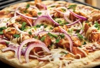 Barbecued Chicken Pizza