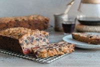 Chocolate Cherry-Berry Fruitcake