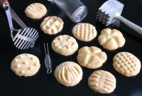 Imprinted drop cookies and tools