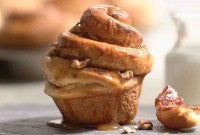 Caramel-Nut Cinnamon Bun