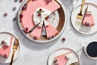 Sliced Cranberry Chiffon Pie