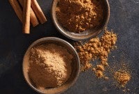 Bowls of cinnamon