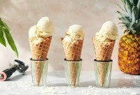 Pineapple-Coconut Gelato