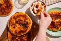 Chili Crisp Cottage Cheese Flatbreads