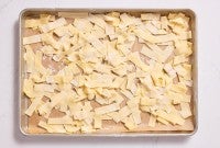Fresh homemade egg noodles