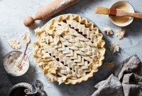 Fancy pie crust via @kingarthurflour