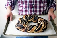 Babka Wreath via @kingarthurflour