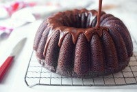 Chocolate Fudge Bundt Cake via @kingarthurflour