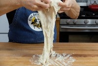 Kneading wet dough by hand via @kingarthurflour