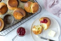 Popovers via @kingarthurflour