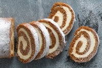 Pumpkin Cream Cheese Roll via @kingarthurflour