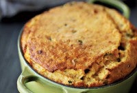 Smoked Gouda Spoonbread via @kingarthurflour