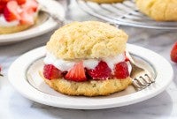 Gluten-Free Shortcake via @kingarthurflour