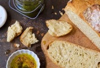 No Knead Crusty White Bread King Arthur Baking