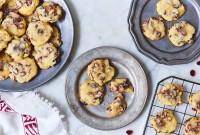 Soft and Chewy Vanilla-Orange Cranberry Cookies