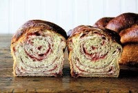 Strawberry Swirl No-Knead Brioche