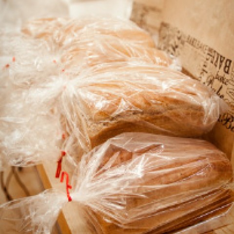 Bread bagged for donation