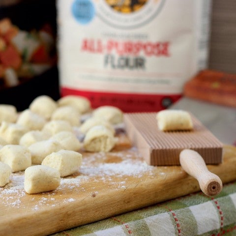 Gnocchi being shaped - select to zoom