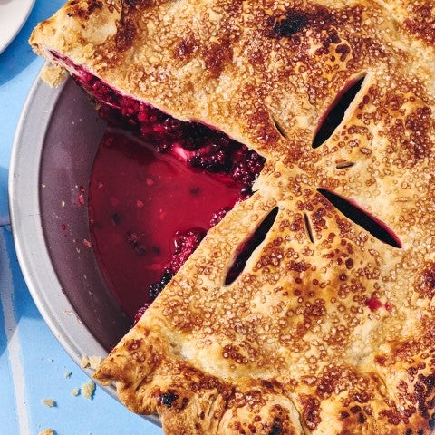 Blackberry Ginger Pie - select to zoom