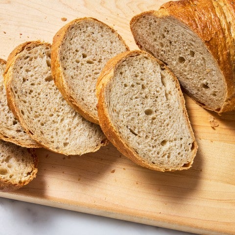 Rye bread loaf sliced - select to zoom
