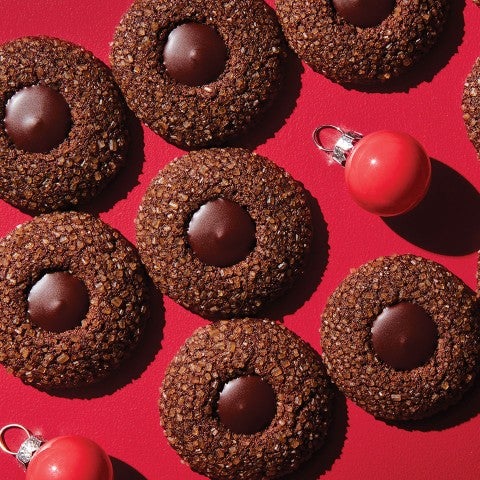 Chocolate Molasses Thumbprints