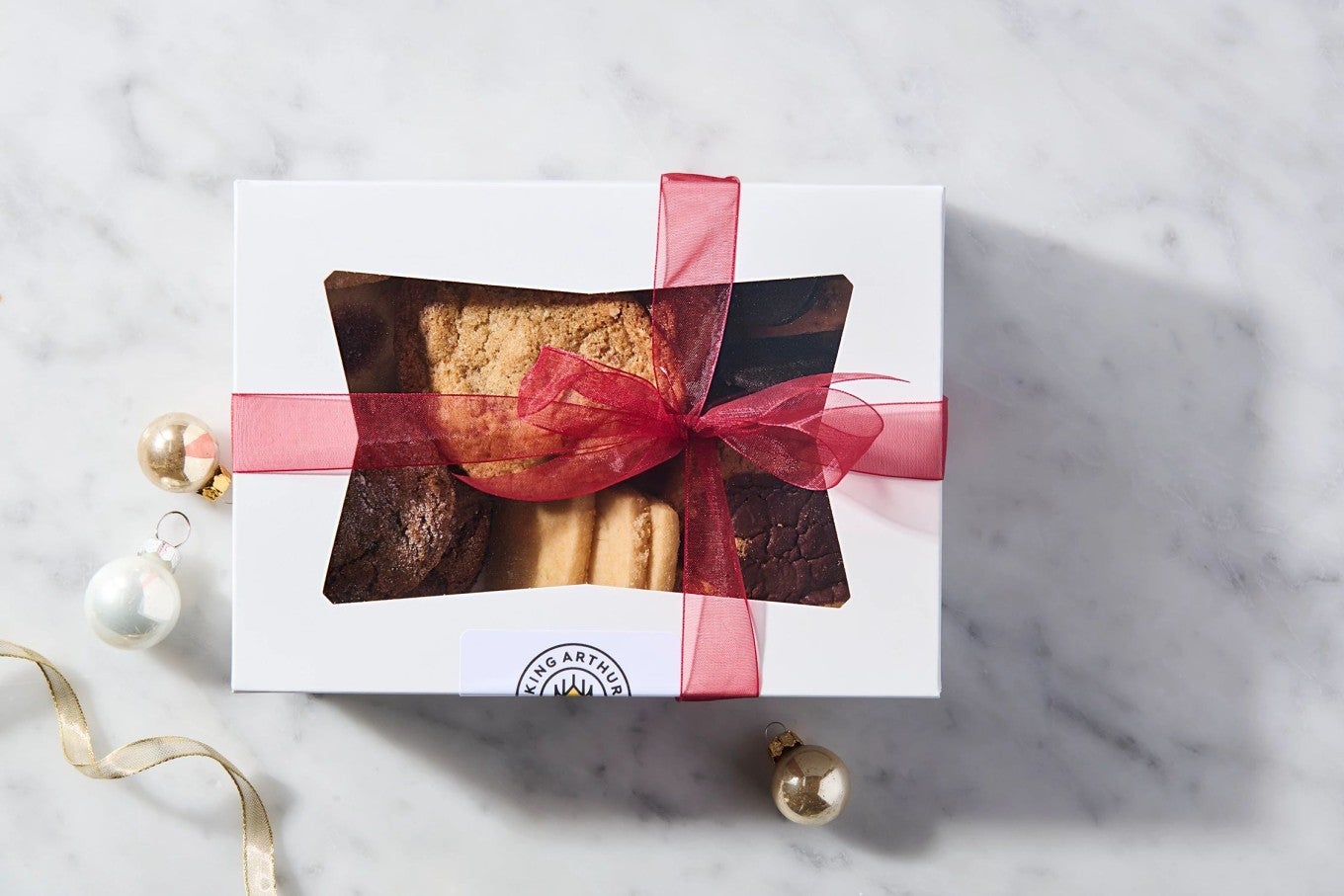 Boxed holiday cookie assortment