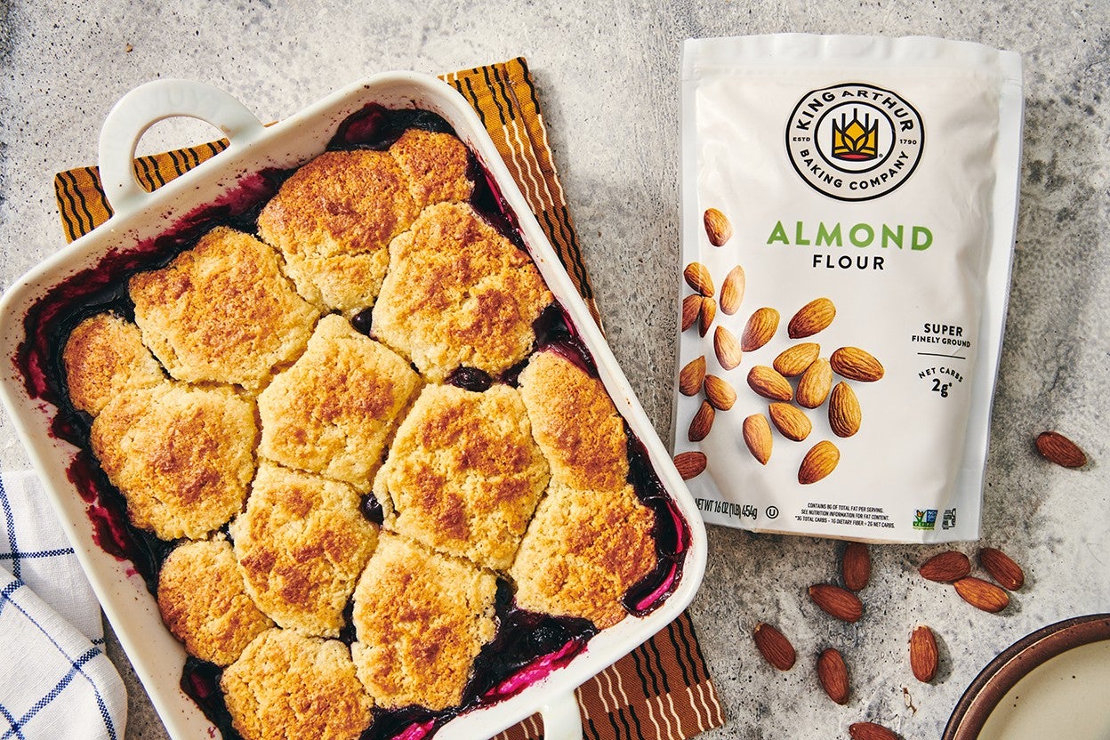 Almond Flour Berry Cobbler