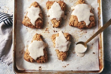 Brown Butter Rye Scones