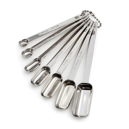 Measuring Spoons: U-Taste 18/8 Stainless Steel Measuring Spoons Set of 9 Piece: 1/16 tsp, 1/8 tsp, 1/4 tsp, 1/3 tsp, 1/2 tsp, 3/4 tsp, 1 tsp, 1/2 Tbsp