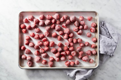 Chopping Berries Sheet Pan Frozen