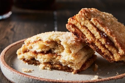 Layered Fig and Rosemary Cornmeal Scones