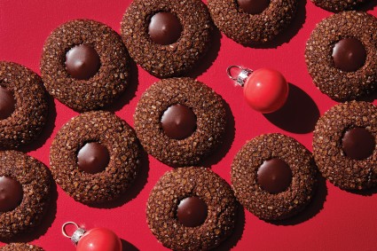 Gluten-Free Chocolate Molasses Thumbprints
