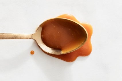 Spoon full of caramel