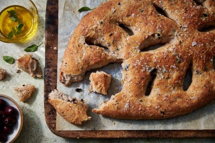 Rustic Olive Flatbread