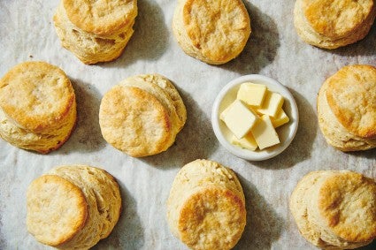 Buttery Sourdough Biscuits