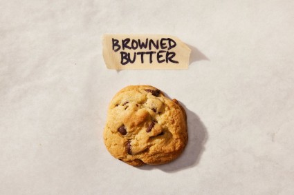 A test of brown butter in chocolate chip cookies