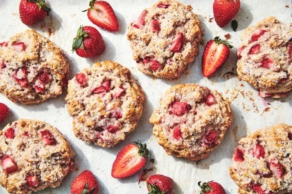 Strawberries & Cream Scones