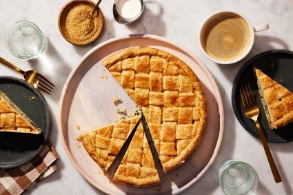 Savory Greens and Cheese Tart (Torta Rustica)