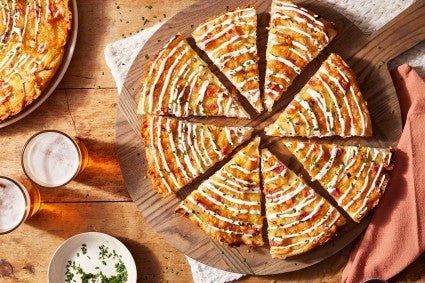 Loaded Baked Potato Pizza 