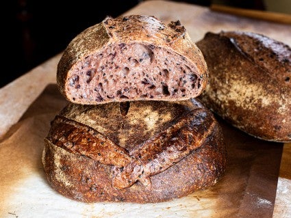 Black rice and sesame sourdough