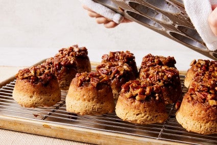 Sticky Bun Banana Muffins 