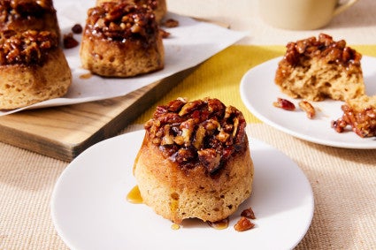 Sticky Bun Banana Muffins 
