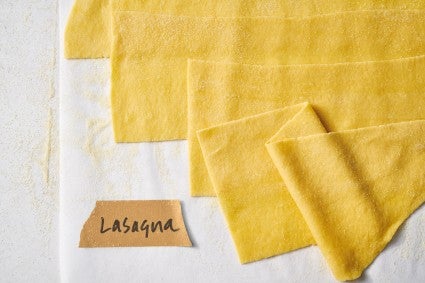 Fresh lasagna noodles