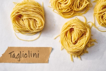 Fresh tagliolini noodles