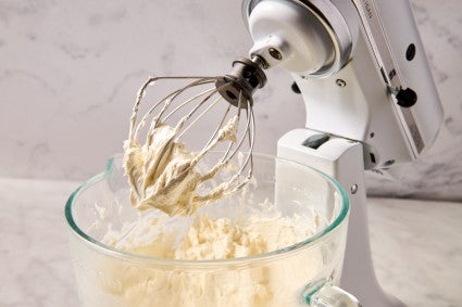 mixer of italian buttercream