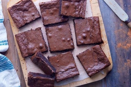 Our last chewed brownies