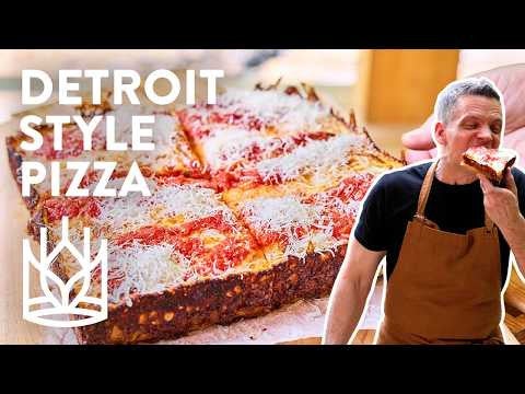 Outdoor Detroit Pizza with Gozney Oven